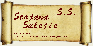 Stojana Šulejić vizit kartica